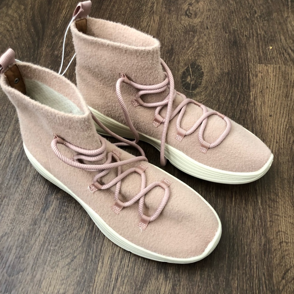 NEW blush sneakers/booties size 9